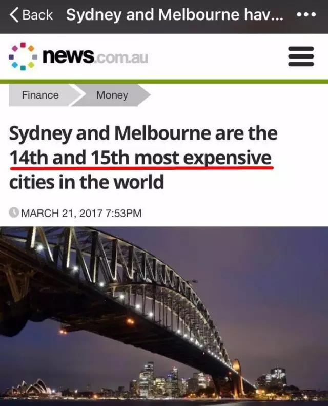妈，我在澳洲待不下去了！换多少钱都不够用！悉尼最烧钱！