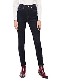 CK女装skinny high rise max rinse jeans