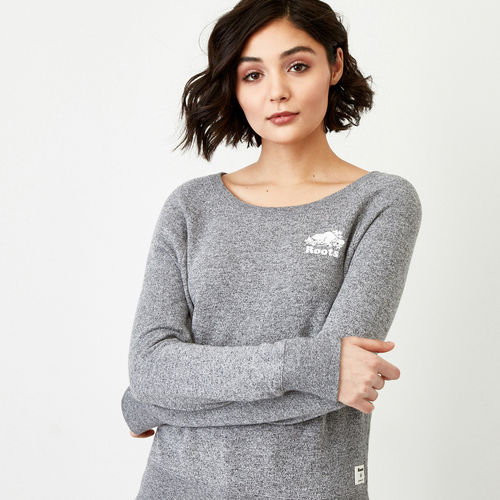 Roots女装第2件5折Off-shoulder Cozy Top