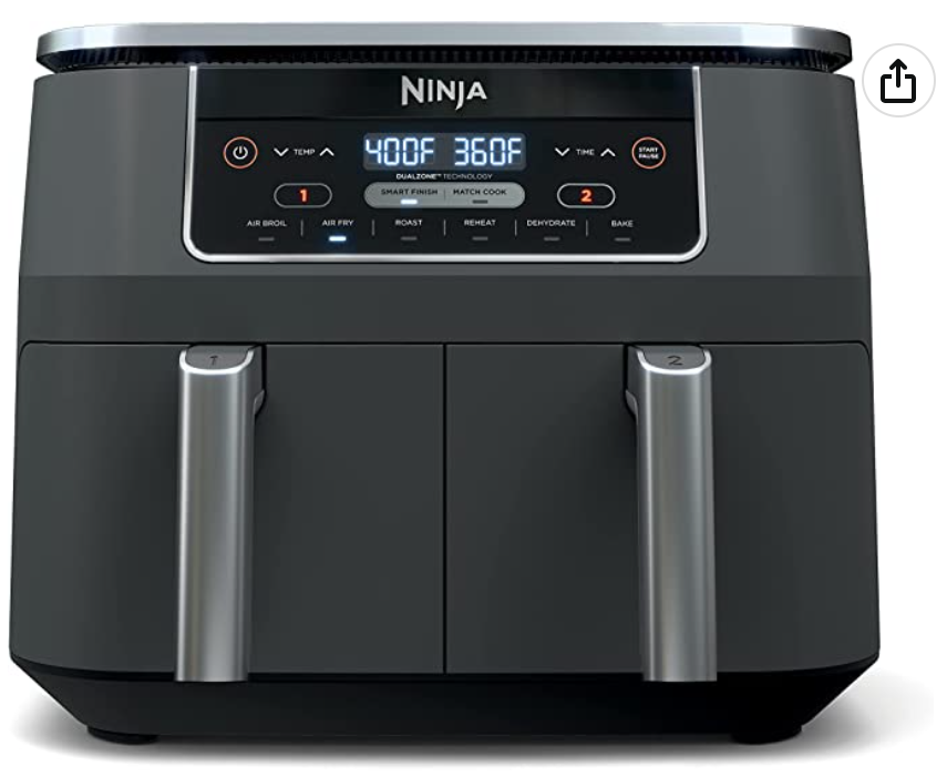 Ninja 2栏空气炸锅7折 $140