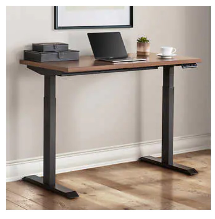 Sunjoy PreciseRise Modern 120 厘米高度可调节站立式办公桌 - 279.99 加元（减 100 加元后）