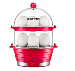 Chefman 大容量双层多功能家用蒸煮器 煮蛋 蒸菜 蒸饺蒸包子通用