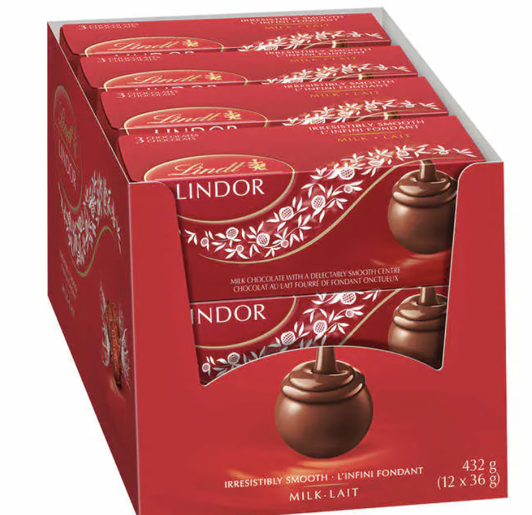 Lindt Lindor 牛奶巧克力14.99元