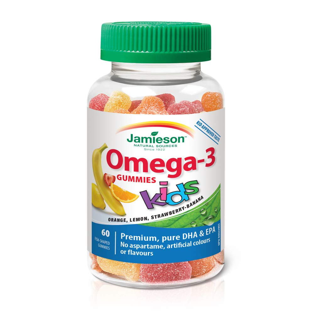 Jamieson 健美生 Omega-3 热带水果味 儿童鱼油软糖60粒装 7.83加元！