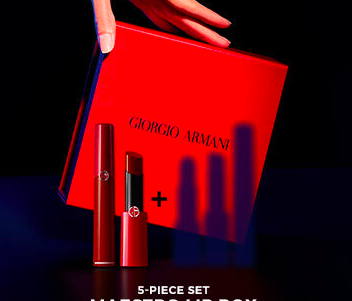 Armani Beauty 超值红管套装 首个彩妆护肤神秘礼盒上市