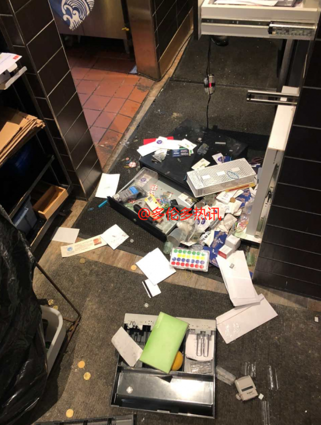 列治文山3家中餐馆连夜被砸 华人老板无奈 列治文山3家中餐馆连夜被砸 华人老板无奈
