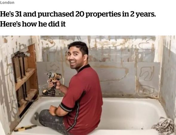31岁加国小伙2年买20套房 竟然被赞帮政府的忙