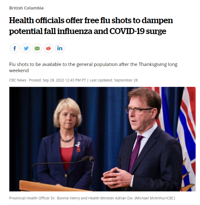 来了！新变种+流感潮杀到 加拿大人这个秋冬很难