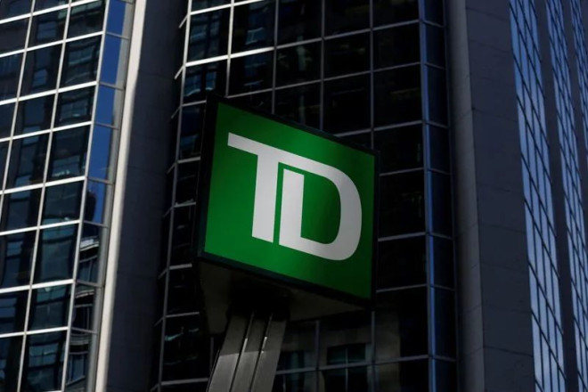 FILE PHOTO: FILE PHOTO: A Toronto-Dominion Bank sign is seen outside of a branch in Ottawa