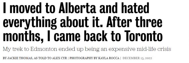 33岁加拿大女子外省买房又逃回:三个月就后悔了 33岁加拿大女子外省买房又逃回:三个月就后悔了