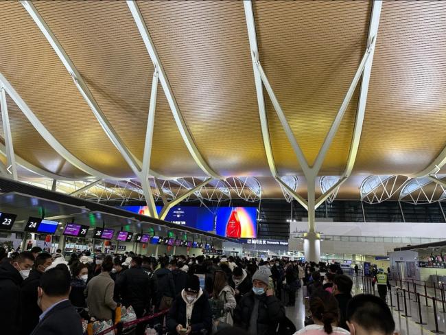 中国大开国门 北京、上海、广州机场盛况 中国大开国门 北京、上海、广州机场盛况