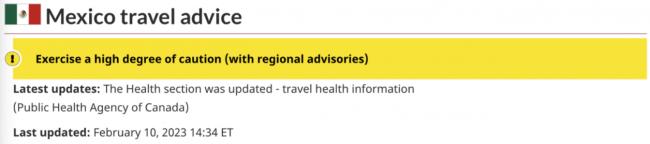 墨西哥,不要去!美国发出最高级别旅行警告! 墨西哥,不要去!美国发出最高级别旅行警告!