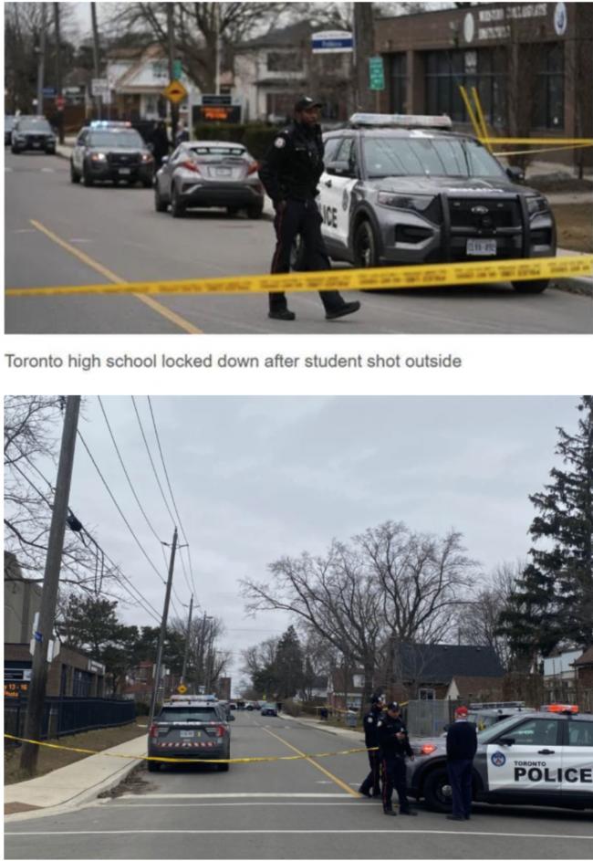 突发!加拿大学校爆枪击 全校封锁疏散 枪手在逃 突发!加拿大学校爆枪击 全校封锁疏散 枪手在逃