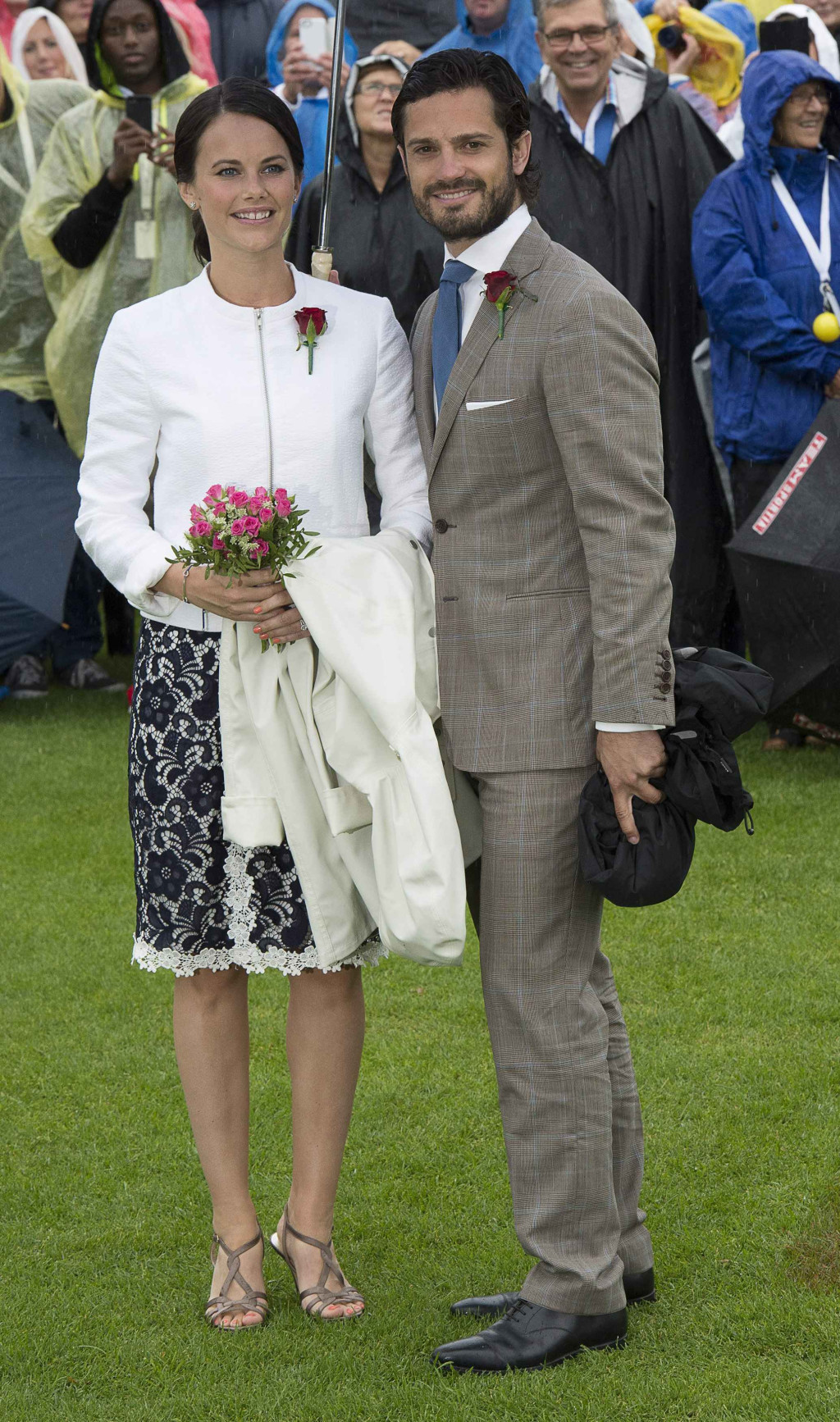 2014年,苏菲亚王妃(Sofia Hellqvist)以卡尔菲利普王子未婚妻身分出席维多利亚王储的生日庆祝活动。 路透社
