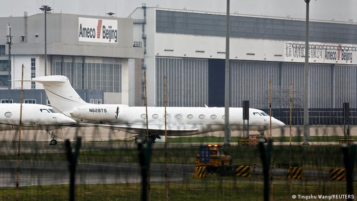 马斯克的私人飞机5月30日降落在北京首都国际机场