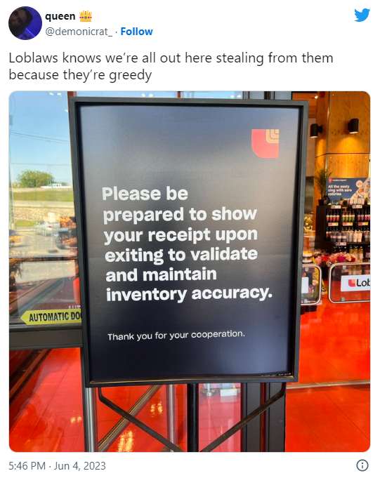 加拿大Loblaws超市开始&ldquo;搜包&rdquo;了 全网震怒