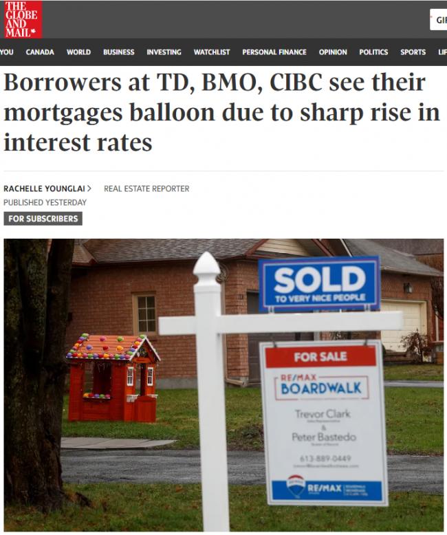 20%房主进入负摊销!TD BMO CIBC数据首次曝光 20%房主进入负摊销!TD BMO CIBC数据首次曝光