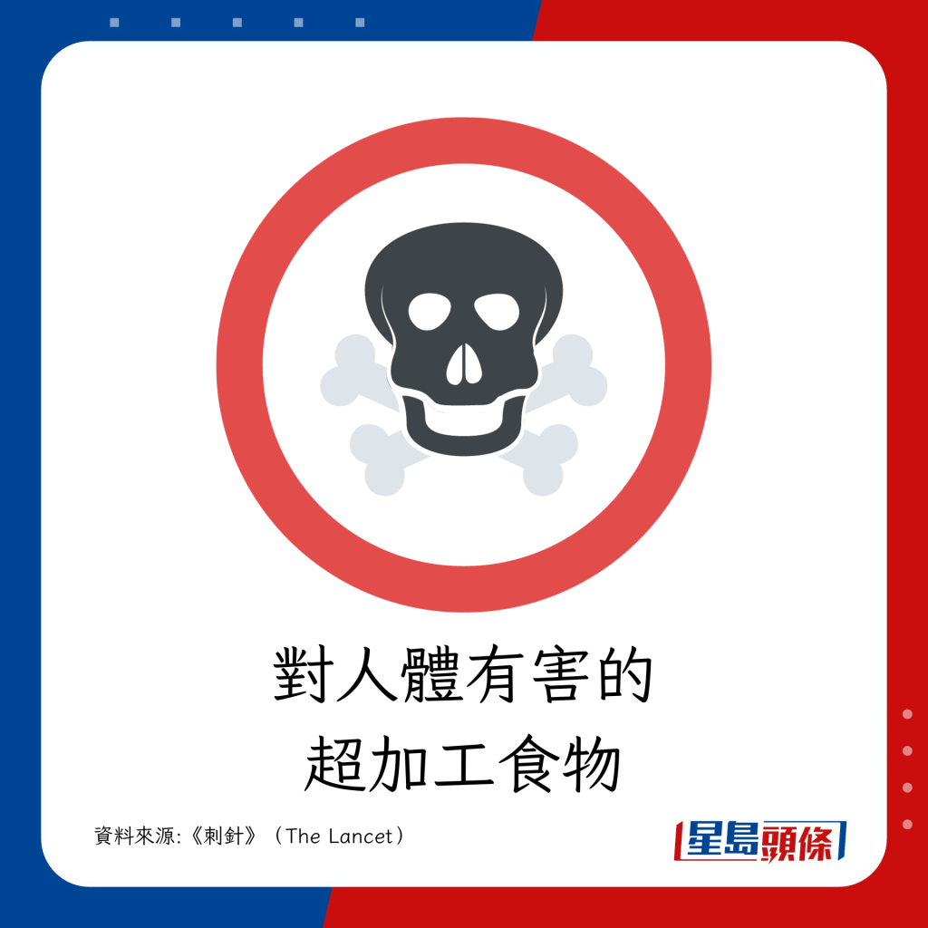 对人类健康有害的超加工食品