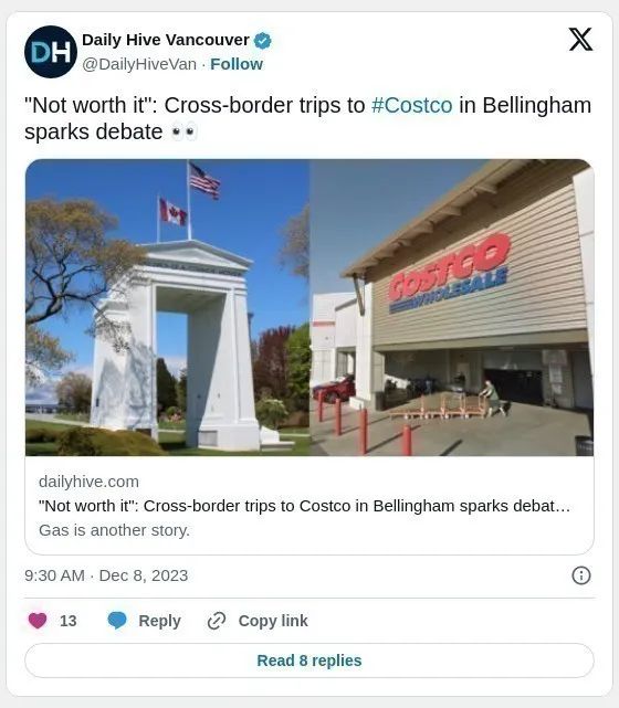 大温过境南下纯粹去Costco购物 到底值不值? 大温过境南下纯粹去Costco购物 到底值不值?