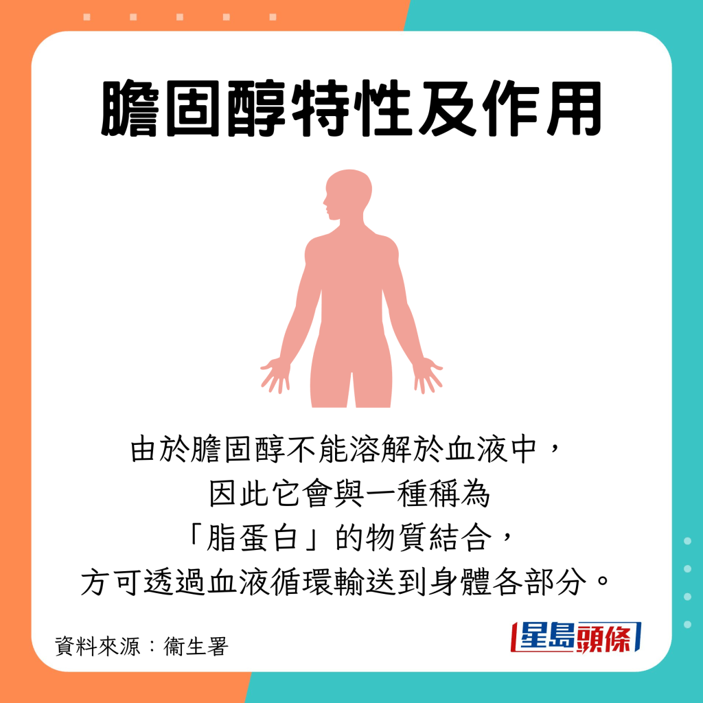 胆固醇与脂蛋白混合，通过血管传输至全身