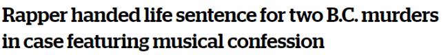 大温亚裔歌手被判无期徒刑 只因他写的一句歌词 大温亚裔歌手被判无期徒刑 只因他写的一句歌词
