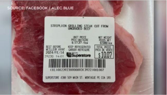 加拿大超市牛肉不能吃?网友:食品都没有分级 加拿大超市牛肉不能吃?网友:食品都没有分级