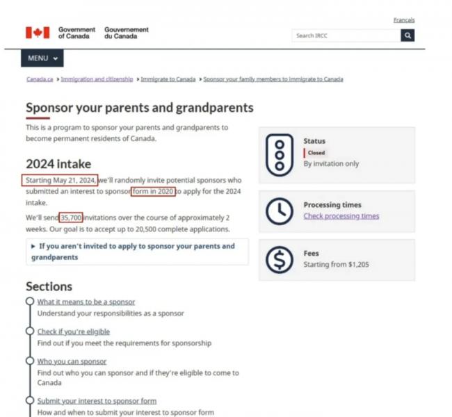 突发!2024父母团聚移民抽签在即!却引发吐槽 突发!2024父母团聚移民抽签在即!却引发吐槽