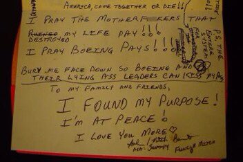 据报警方找到巴尼特的笔记本,内有“相当于遗书的内容”。 据报警方找到巴尼特的笔记本,内有“相当于遗书的内容”。