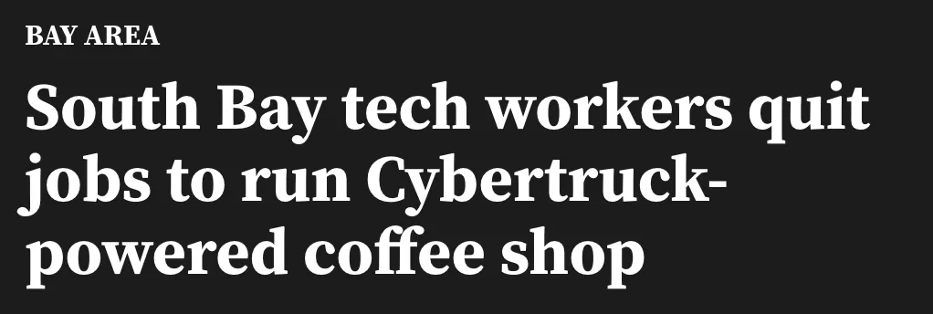 华人码农夫妇辞职 把特斯拉变移动咖啡店 还要开分店…