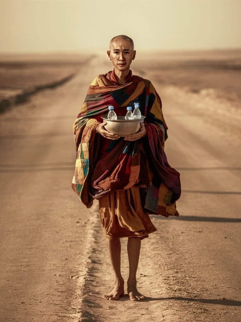 越南苦行憎「释明慧」被网红包装成「活佛在世」。 越南苦行憎「释明慧」被网红包装成「活佛在世」。