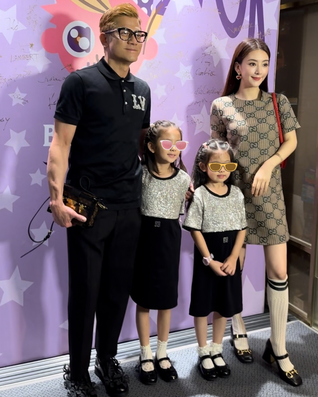 郭富城近日59岁正日生日与家人齐齐庆祝。 郭富城近日59岁正日生日与家人齐齐庆祝。