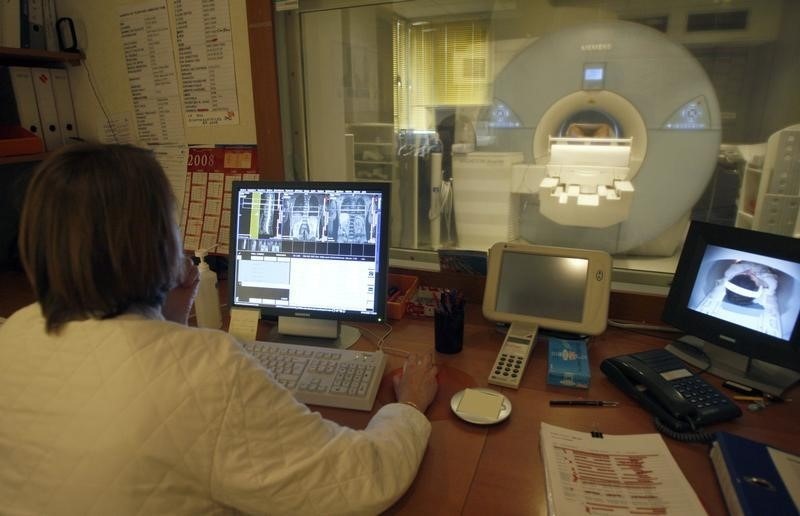 MRI仪器中使用的磁铁强度极高。路透社 MRI仪器中使用的磁铁强度极高。路透社