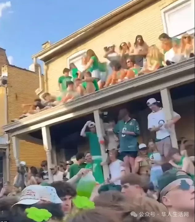 美大学生兄弟会派对玩疯了!屋顶坍塌 16人受伤….