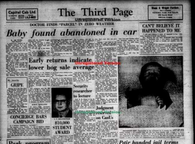 加拿大61岁男子寻亲数十年 想对生母说一句谢谢