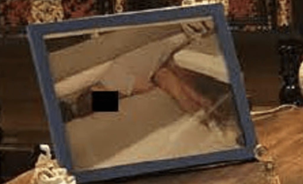 这张照片内容无法明确确定，但在社交媒体上引起极大争议，有网民惊呼其为&ldquo;非常令人不安&rdquo;，甚至指控照片中是一名&ldquo;失去知觉、昏睡在梳化上的年轻女子&rdquo;。