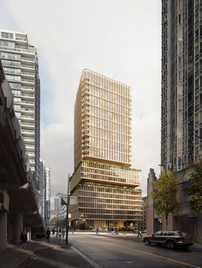 888-896 Cambie街万豪酒店概念图