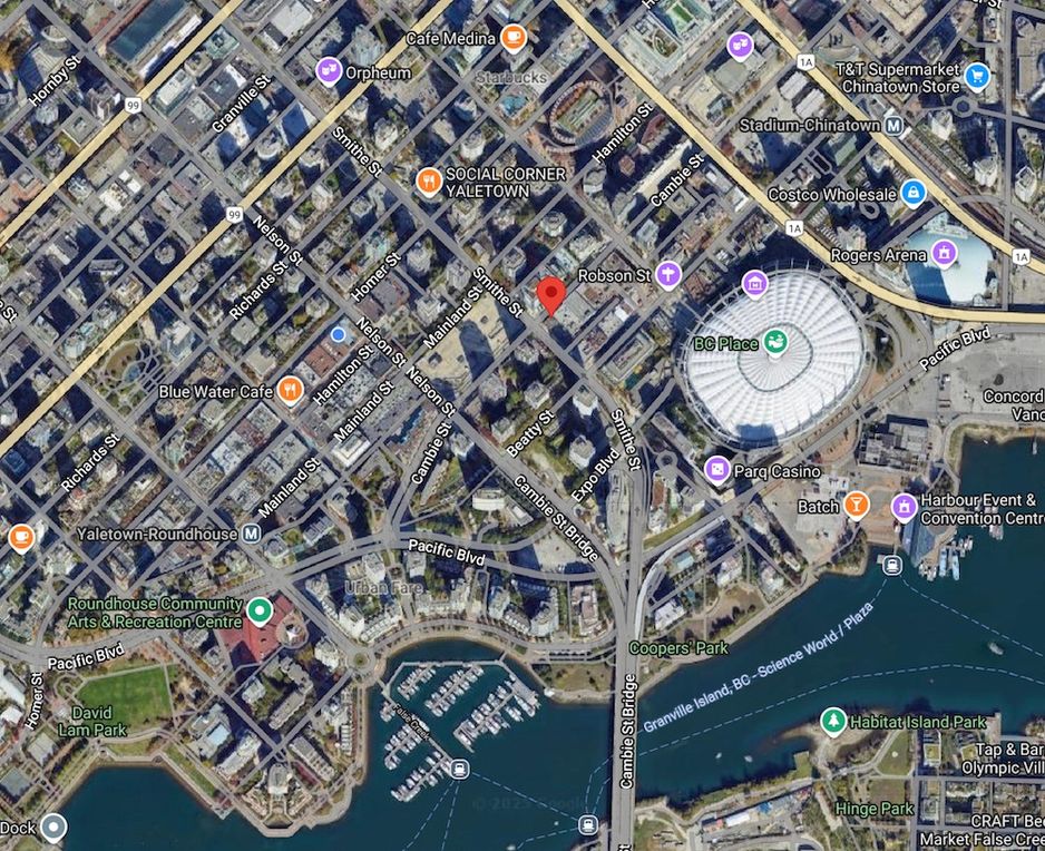 888-896 Cambie街万豪酒店概念图