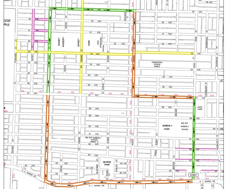 温哥华梵悉节游行路线