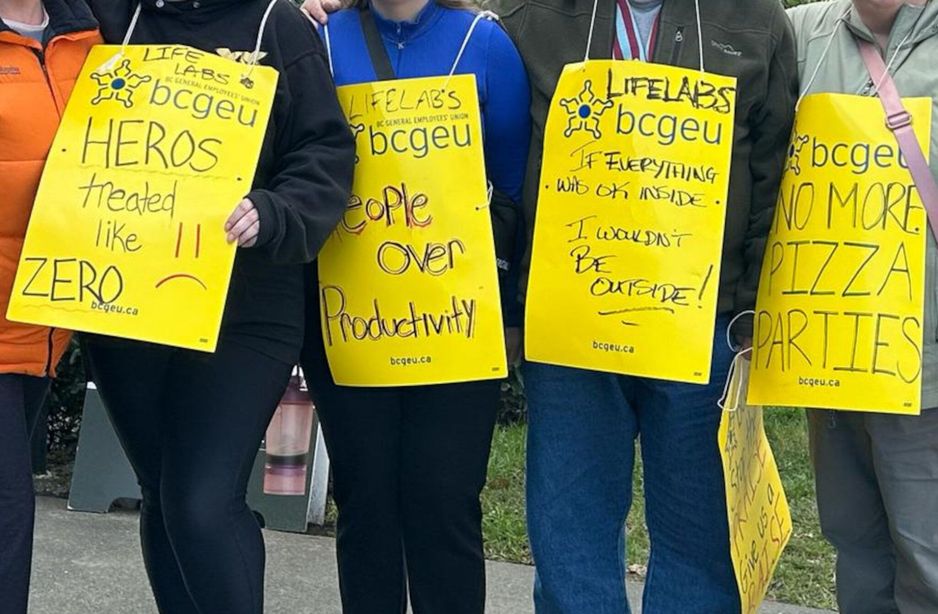 BC省寻找实验室服务的指南,LifeLabs罢工已超过两个月