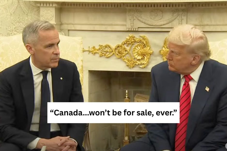 卡尼与特朗普在白宫首次会面的热辣瞬间