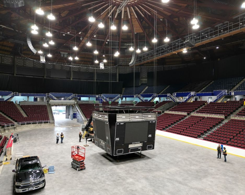 太平洋体育馆电子显示屏