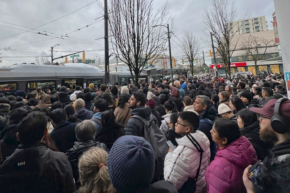 温哥华大都会区圣诞前早晨的六小时天车停运