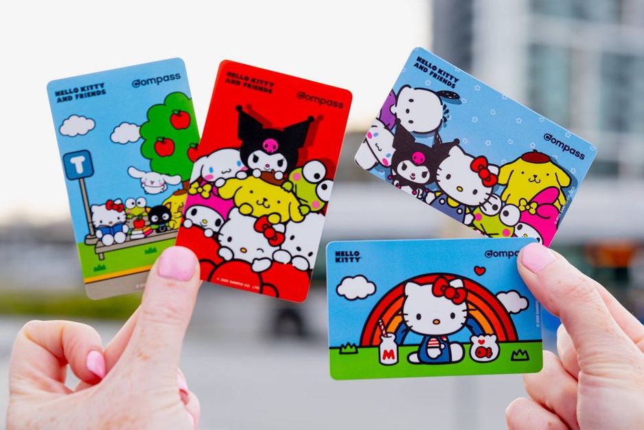 以可爱的方式搭乘：TransLink推出限量版Hello Kitty Compass卡