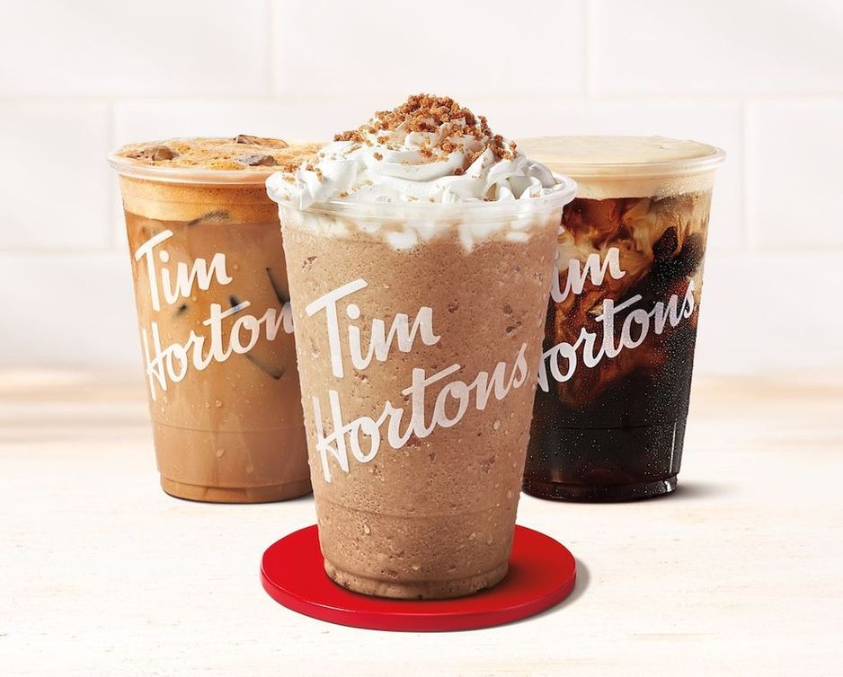 Tim Hortons 焦糖炸油条饮品