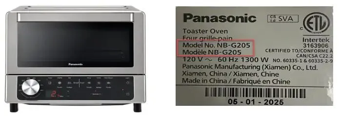 Panasonic 烤箱召回