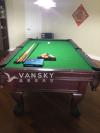低价转让豪华标准规格大理石台球桌.赠送台球一套及球杆。