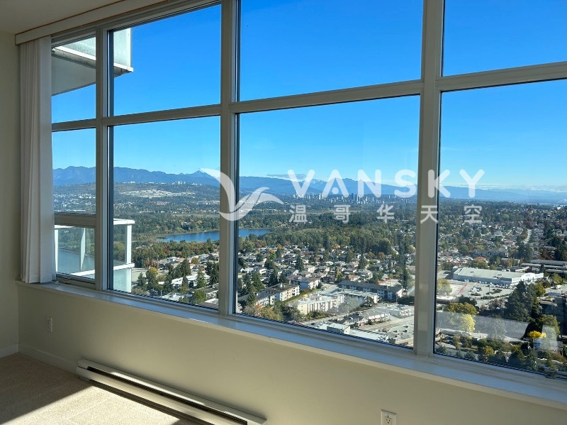 本拿比Metrotown高层2房2卫无敌风景东南角
