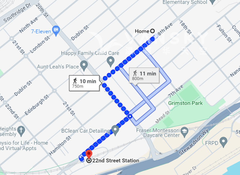 近22街天车站 新屋两房一卫一厅 独立出入口半地下室