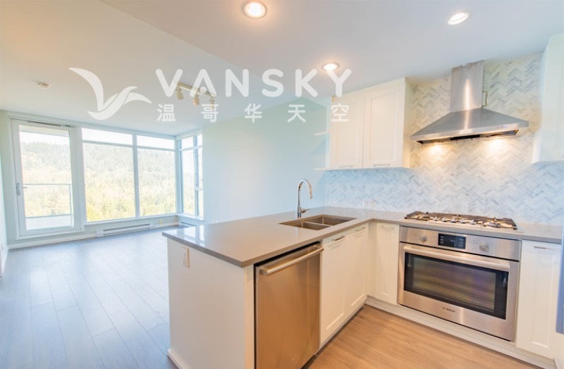 高贵林 Coquitlam 天车站旁出租一房一厅连车位