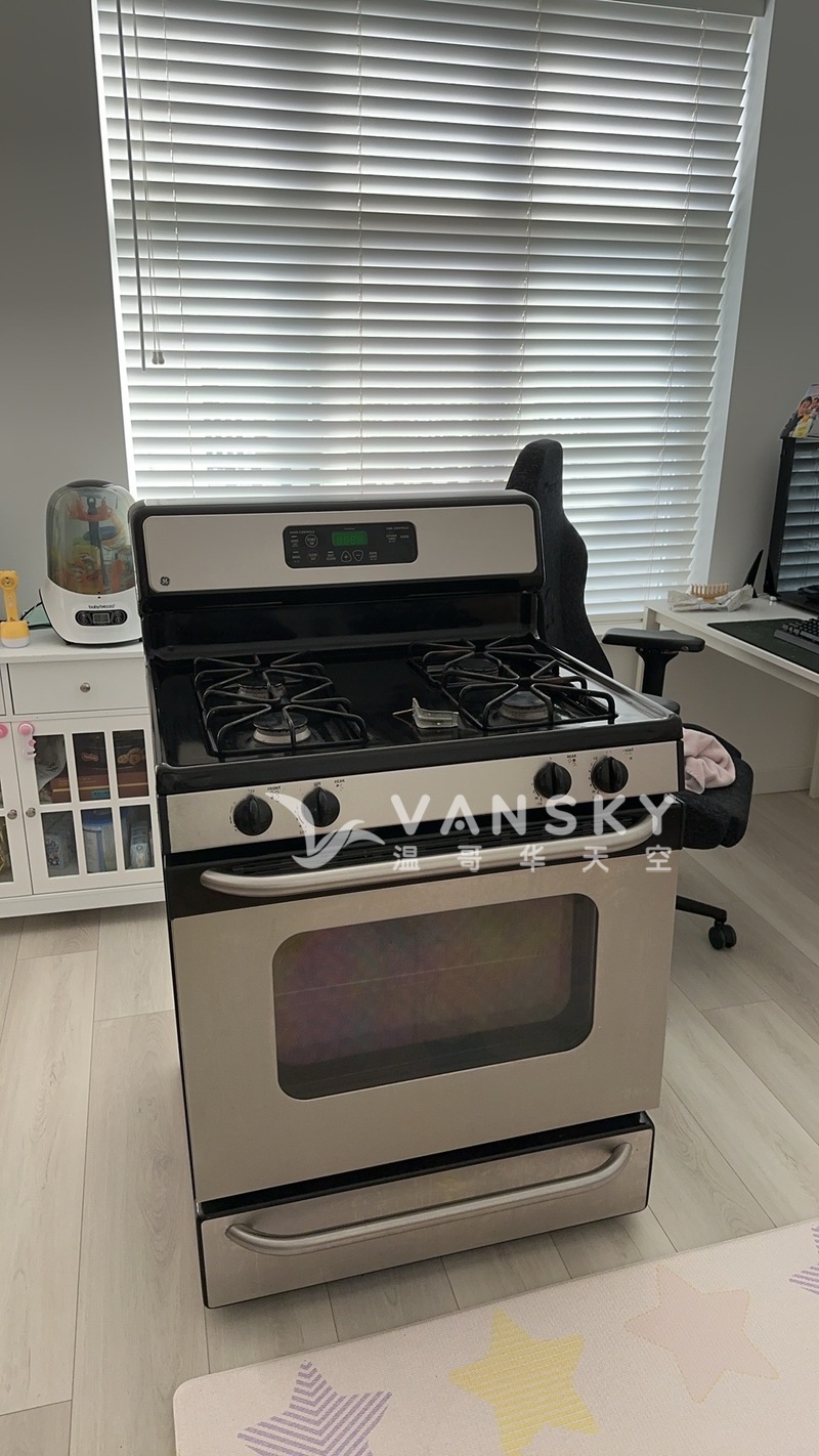 列治文$100出闲置煤气炉头（烤箱1体）